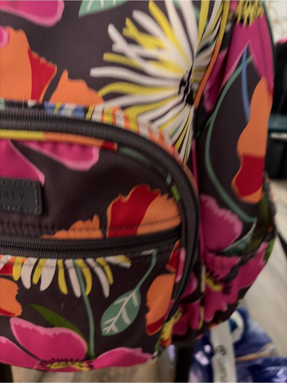 Vera Bradley Lighten Up Campus Backpack in Jazzy Blooms - Picture 7 of 14